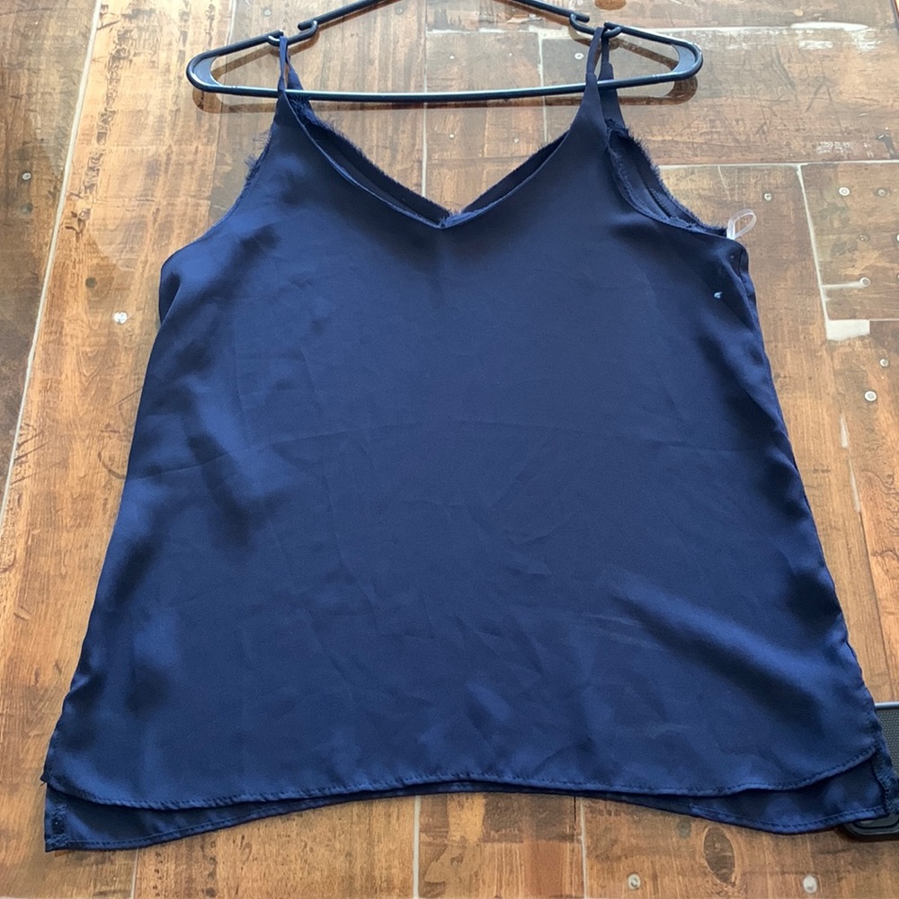 Navy cami v neck